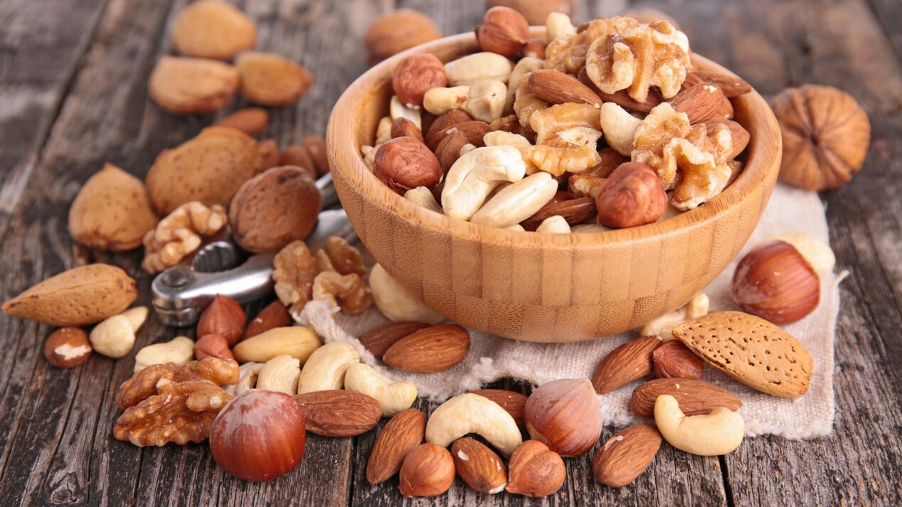 nueces como estimulantes de la potencia masculina
